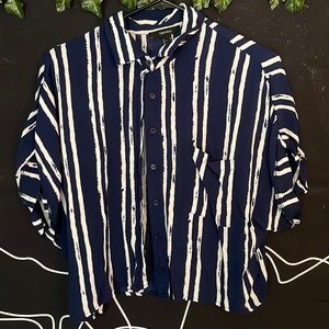 forever 21 cropped button up